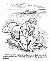 Jonah Testament Printables Jona Perjanjian Mewarnai Buku Praying Pez Gran Lessons Wal Selamat Mencoba sketch template