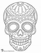 Calaveras Skulls Mexicanas Calavera Muertos Colouring Woojr Suger Calaveritas Azucar Totenkopf Teschio Drawing Mascaras Tatuaggi Cráneo Ausmalbilder Erwachsene Woo Aguatinta sketch template