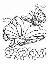 Butterfree Kleurplaten Bubakids Animaatjes Thousand Colorin sketch template