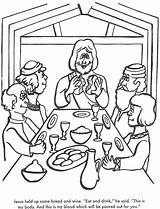 Supper Ceia Senhor Jacozinho Communion sketch template