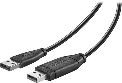 insignia  usb  transfer cable black ns puxf  buy