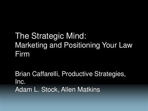 marketing  positioning  law firm