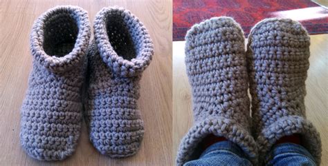Crochet Slipper Boots Easy Crochet Slippers Crochet