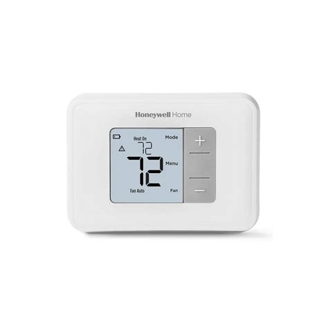 honeywell home horizontal  programmable thermostat  digital backlit display  tremes