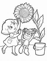 Coloring Pages Dora Boots Easter Getcolorings Getdrawings Printable Color Colorings sketch template