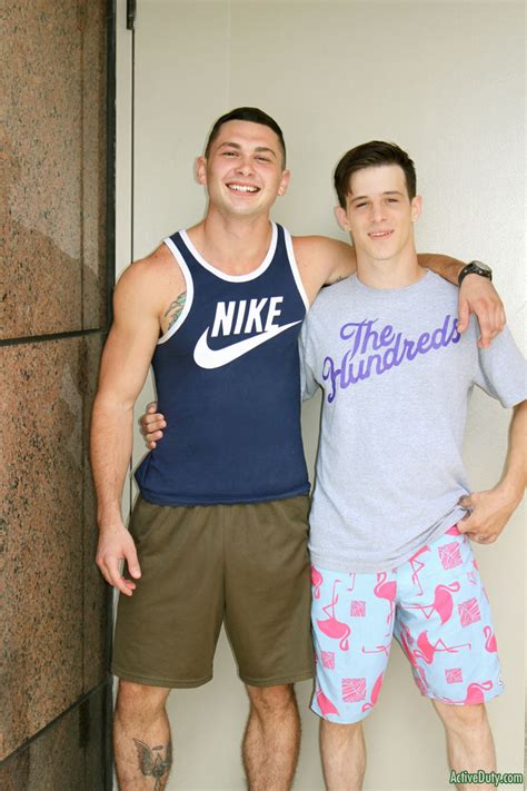 new recruits johnny riley and brian strowkes jerk off at activeduty waybig
