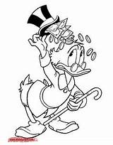 Coloring Scrooge Pages Ducktales Duck Uncle Dagobert Printable Sheets Money Disney Cartoon Mcduck Kids Donald Outline Giving Problems Huey Dewey sketch template