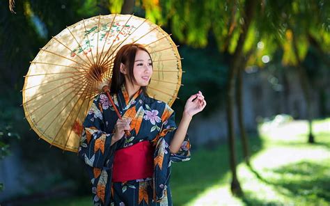Hd Wallpaper Chinese Style Girl Beauty Clothing Umbrellas