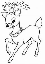 Renne Babbo Reindeer Slitta Renna Pianetabambini Facili Ritagliare Disegnare Natalizi Animali Scaricare Sul Natalizio sketch template