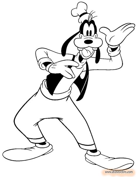 goofy coloring pages printable