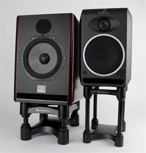 isoacoustics iso  home  studio speaker stands pair iso  videoguys australia