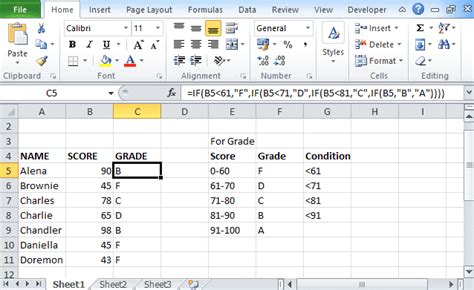 Multiple If Statements In Excel Nested Ifs And Or With Examples