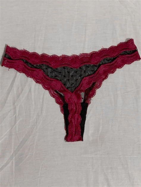 Pink Lacey Sheer Black Panties Womens Fashion New Undergarments