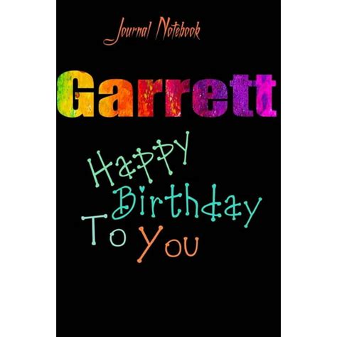 garrett happy birthday   sheet  inches  pages  bleed