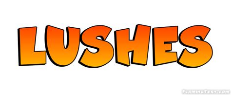 lushes logo   design tool von flaming text