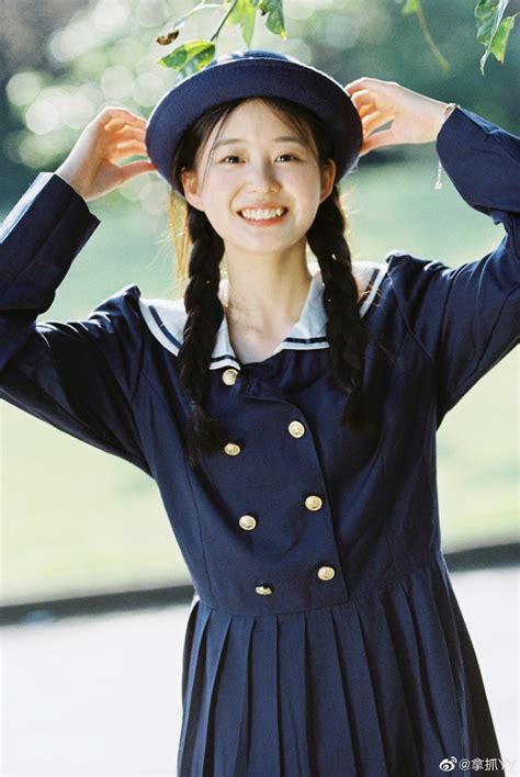 [photo] Japanese Beautiful Girl Miss Huya Wears A Japanese College