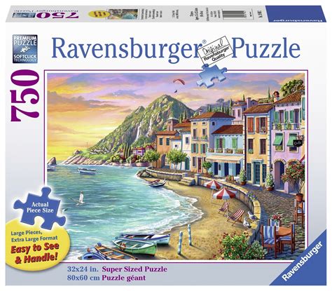 ravensburger  piece large format romantic sunset jigsaws adult