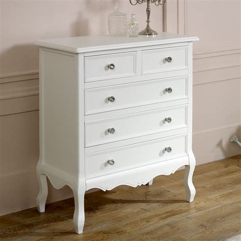 white chest  drawers vintage french bedroom furniture clothing