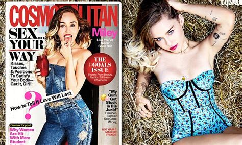 miley cyrus oozes sex appeal in new issue of cosmopolitan daily mail