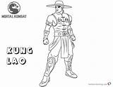 Mortal Kombat Pages Coloring Lao Kung Printable Print Kids Bettercoloring sketch template