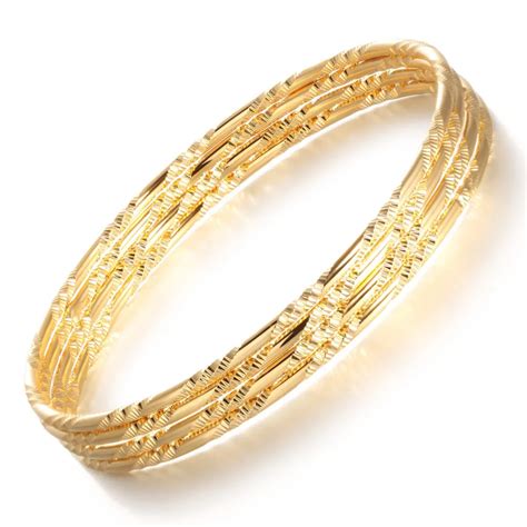 buy opk women luxury gold color bangles bracelet