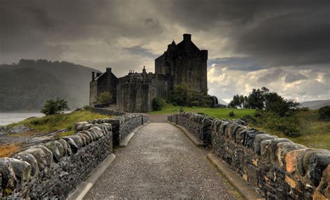 gray concrete castle architecture medieval castle scotland hd wallpaper wallpaper flare