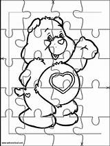 Osos Rompecabezas Jigsaw Recortar Niños Amorosos Websincloud sketch template