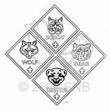 Scout Cub Coloring Pages Scouts Tiger Boy Printable Bear Cubs Imagixs Sheets Color Clip Gold Blue Search Getdrawings Getcolorings Choose sketch template