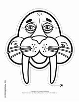 Walrus Printable Outline Animals Templateroller sketch template