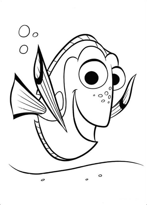 finding dory coloring pages    print   nemo