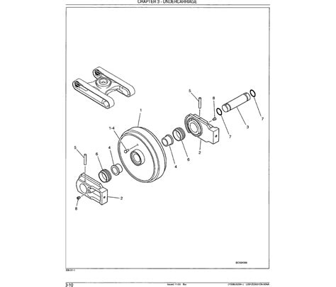 idler assembly genuine kobelco excavator engine spare parts