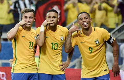Argentina Vs Brasil Neymar Coutinho Y Gabriel Jesus Juntos Contra La