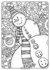 Snowman Coloring Pdf Snowflakes Happy Whatsapp Tweet Email sketch template