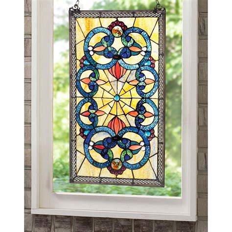 Corrista Tiffany Style Stained Glass Window Panel 219669