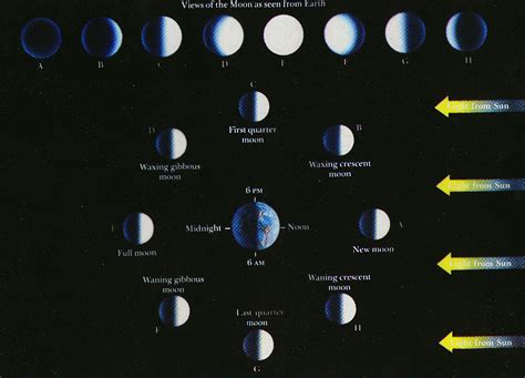 phases   moon diagram