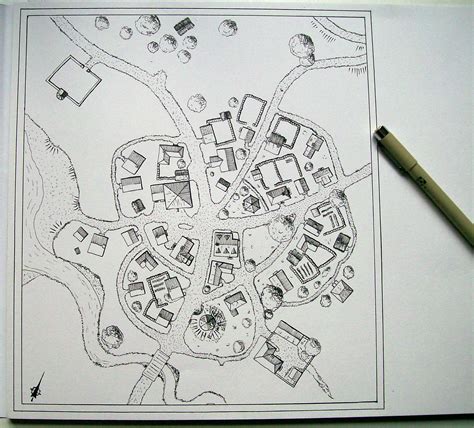 small village map  brian van hunsel  deviantart