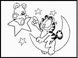 Garfield Colorear Pooky Ausmalbild Stern Coloringhome Bestcoloringpagesforkids sketch template