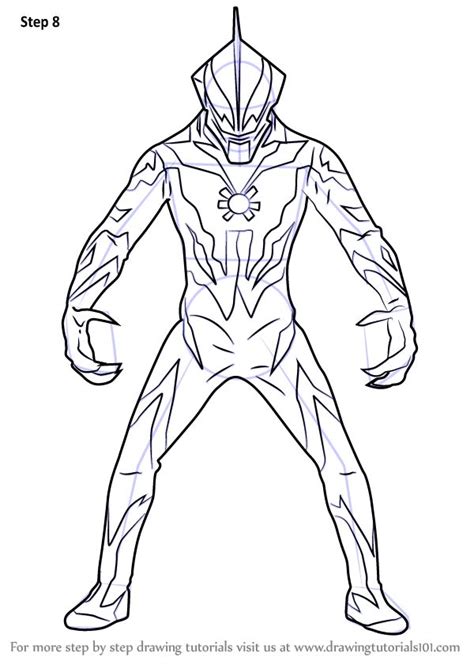 learn   draw ultraman belial step  coloring pages ultraman