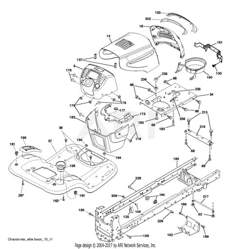 poulan ppg    parts diagram  chassis enclosures