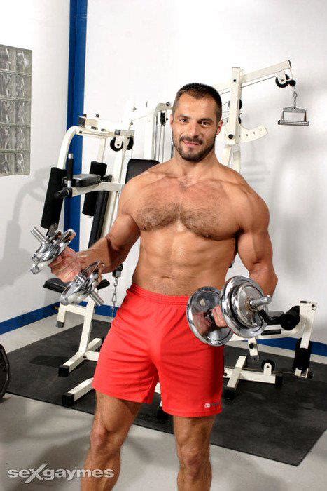Bodybuilding Junction Shirtless Gay Porn Stars Photos Set
