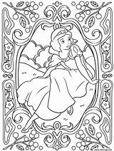 Disney Mandala Coloriage Princesse Neige Blanche Imprimer Colorier sketch template