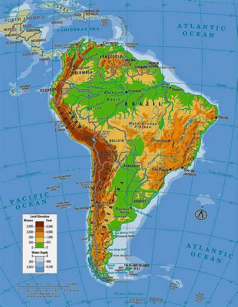 mapa de america del sur mapas de sudamerica suramerica