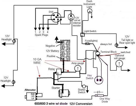 ford  generator wiring diagram wiring diagram  converting ford generator