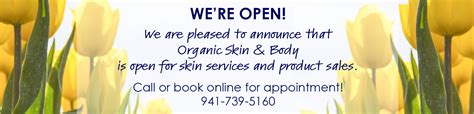 were open 1 organic skin and body med spa