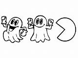 Pacman Pac Malvorlagen Geister sketch template