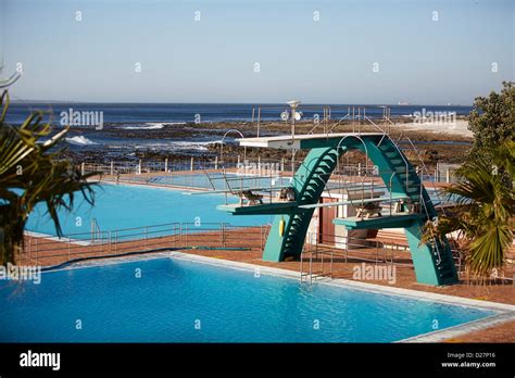 seapoint swimming pool cape town south africa stock photo alamy