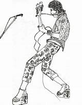 David Bowie Coloring Pages Book Decoration Perfect Getcolorings Getdrawings sketch template
