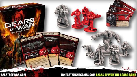 Gears Of War The Board Game Chainsaws Heroclix In The Face Ontabletop