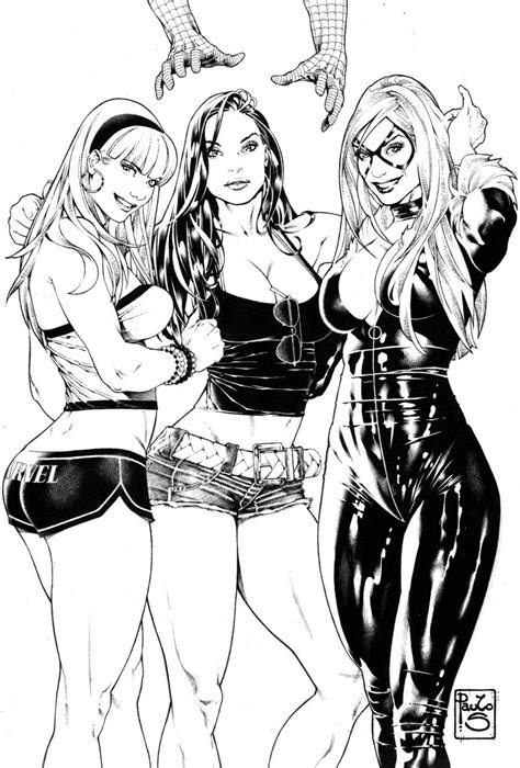 Lulubonanza “ 3 Girls From Marvel New One By