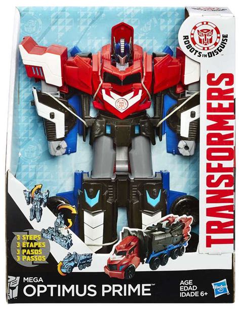 Transformers Robots In Disguise Mega Optimus Prime Action Figure Hasbro